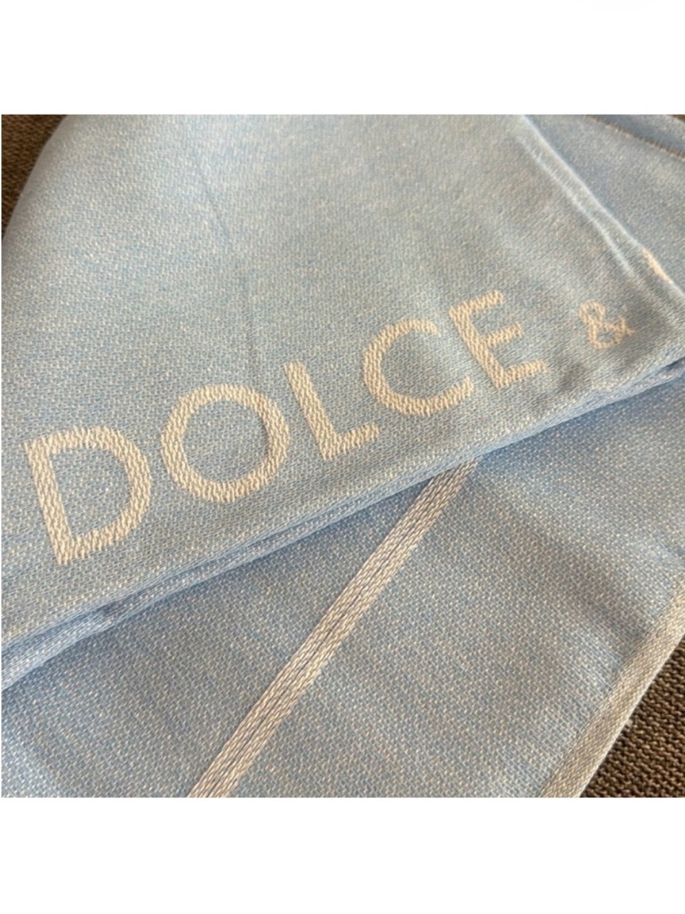 Dolce & Gabbana Light Blue Beach Towel - Picture 8 of 9